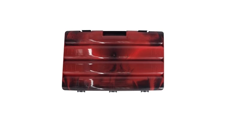Evolution Drift Series Colored Tackle Trays - 37003_EV_Red_Evolution_Draft_Tackle_Tray_Bottom