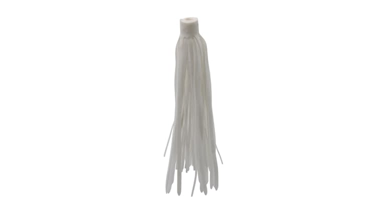 Anglers King Rolled Skirts 4pk - AK-RSKT-WHT-2
