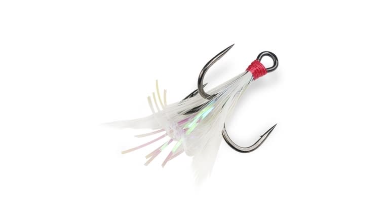Gamakatsu G-Finesse Feathered Treble Hook - WT