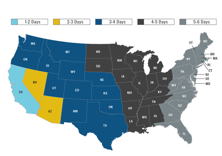 Shipping Map